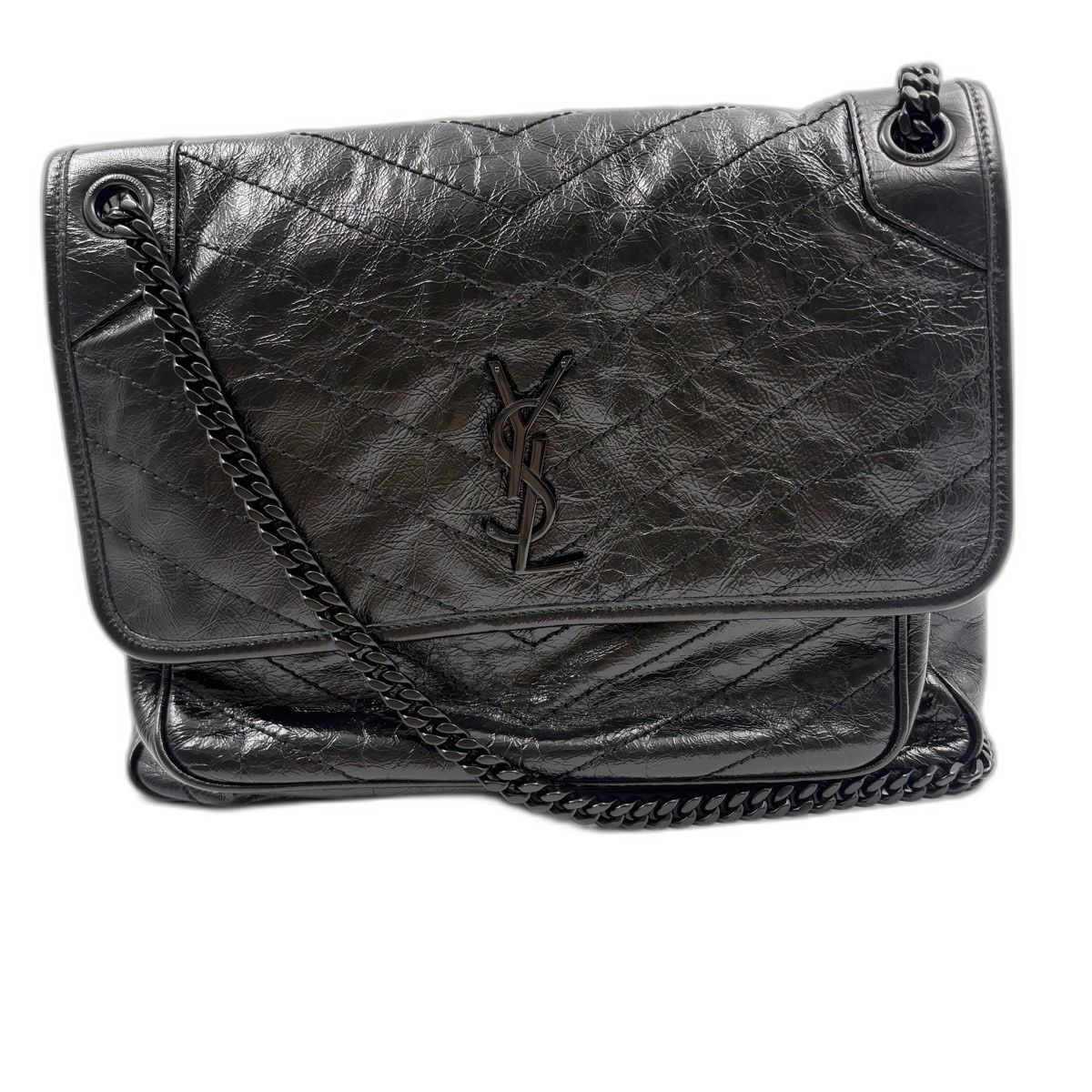 Saint Laurent Handbag Niki 2-Way Distressed