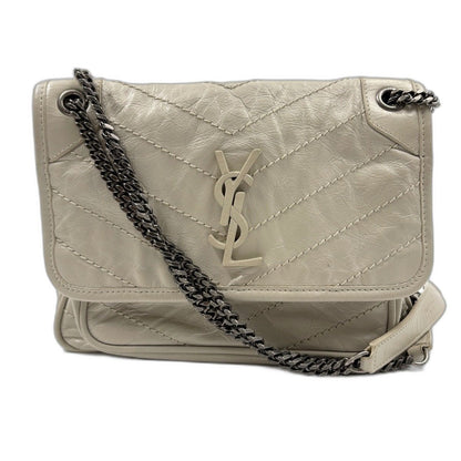 Saint Laurent Shoulder Bag Niki Baby 2-Way Distressed
