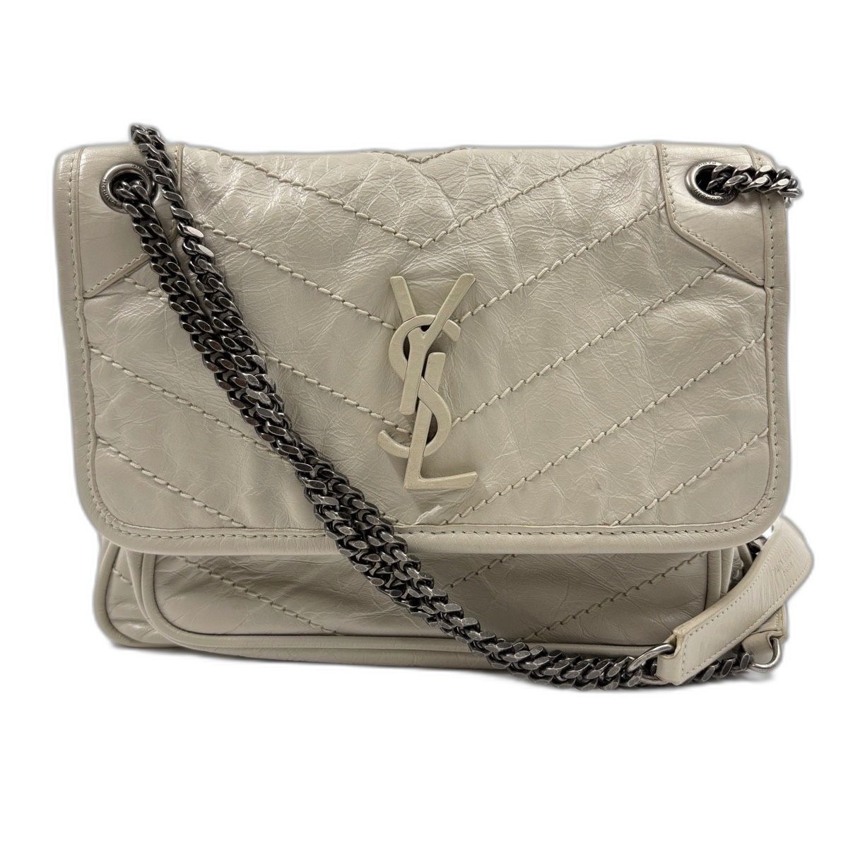 Saint Laurent Shoulder Bag Niki Baby 2-Way Distressed — view 2