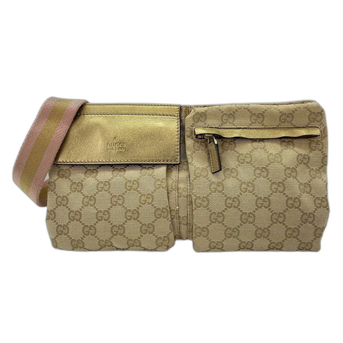 Gucci Waist Bag Belt Bag Beige