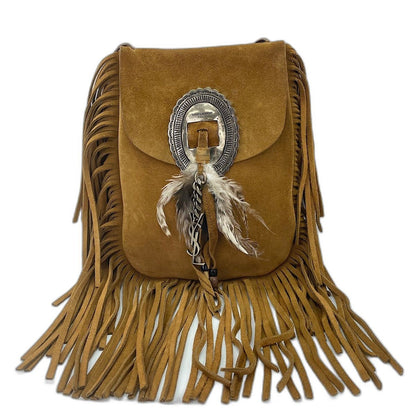 Saint Laurent Shoulder Bag Anita Fringe — view 2