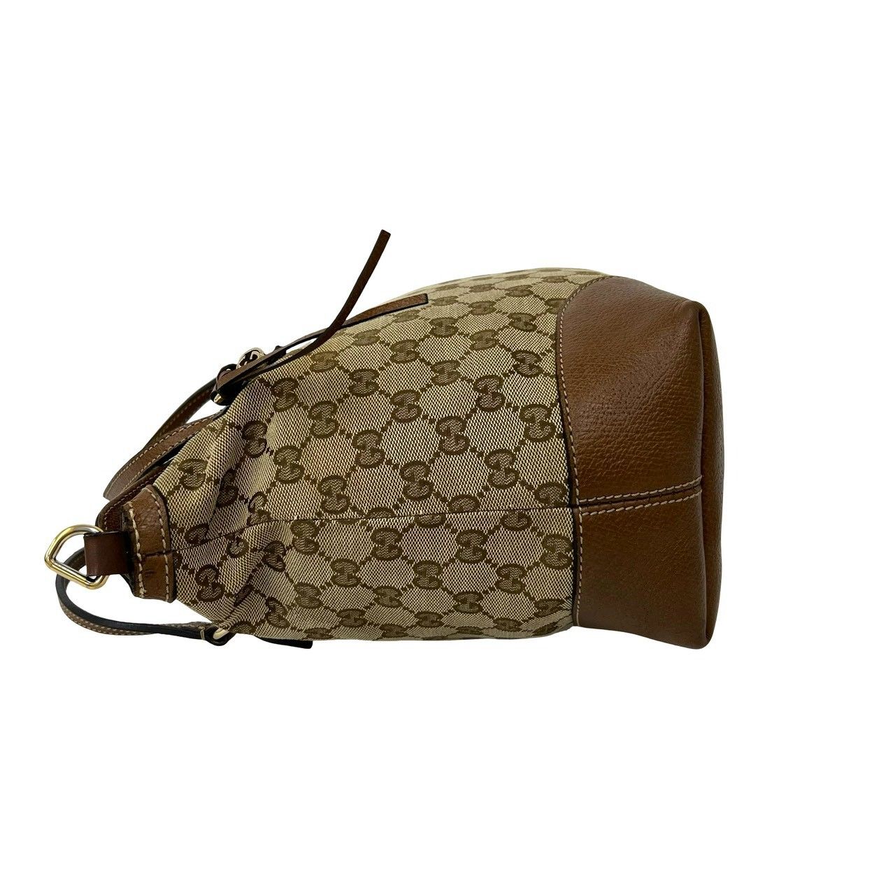 Gucci GG Pattern Canvas Leather 2-Way Shoulder Bag Tote Brown — view 5
