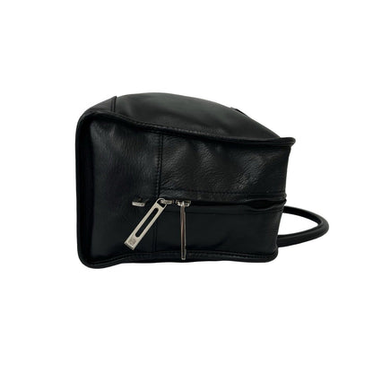 Loewe Amazona 36 Anagram Logo Leather Mini Boston Bag Tote Black — view 6