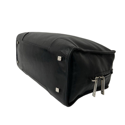 Loewe Amazona 36 Anagram Logo Leather Mini Boston Bag Tote Black — view 8
