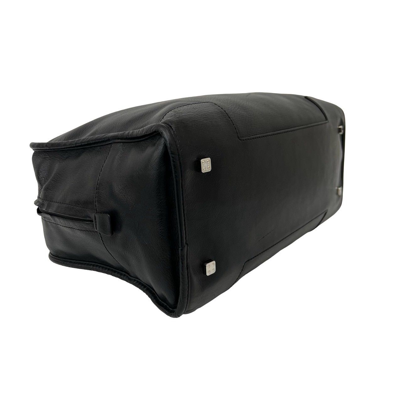 Loewe Amazona 36 Anagram Logo Leather Mini Boston Bag Tote Black — view 7
