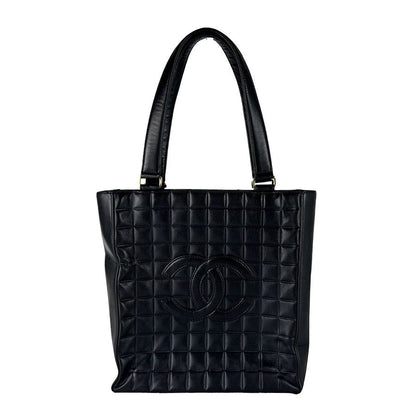 Chanel Shoulder Bag Tote Choco