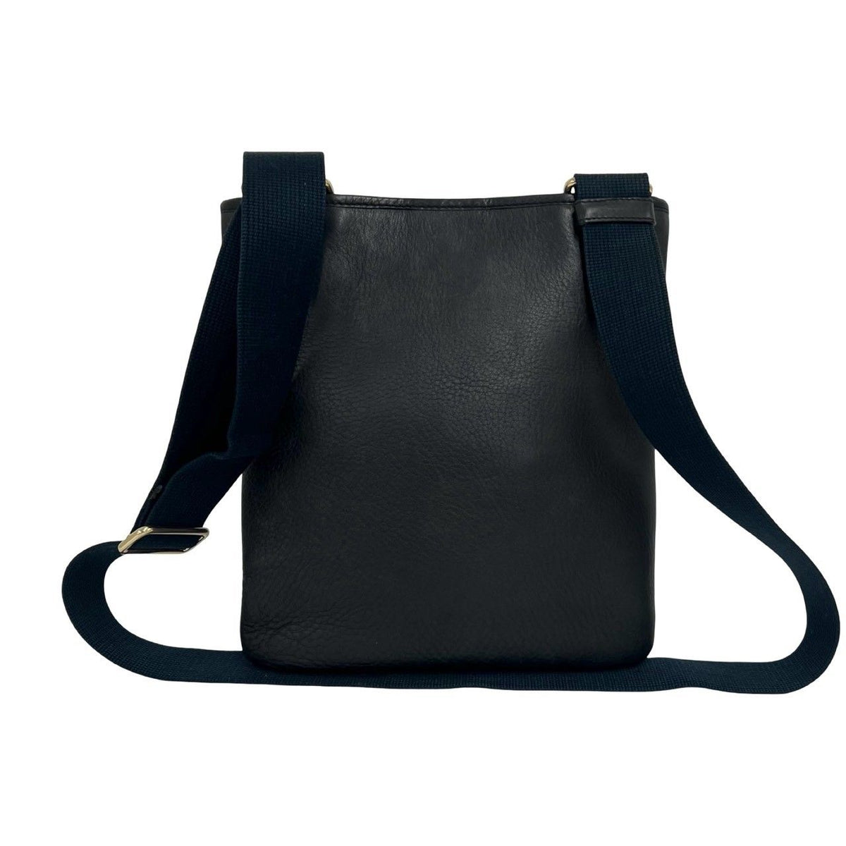 Saint Laurent YSL Logo Stitch Leather Shoulder Bag Crossbody Black — view 3