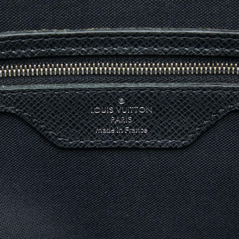 Louis Vuitton Taiga Igor Business Briefcase Ardoise Black Leather — view 8