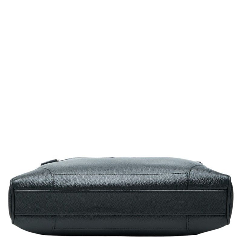 Louis Vuitton Taiga Igor Business Briefcase Ardoise Black Leather — view 3