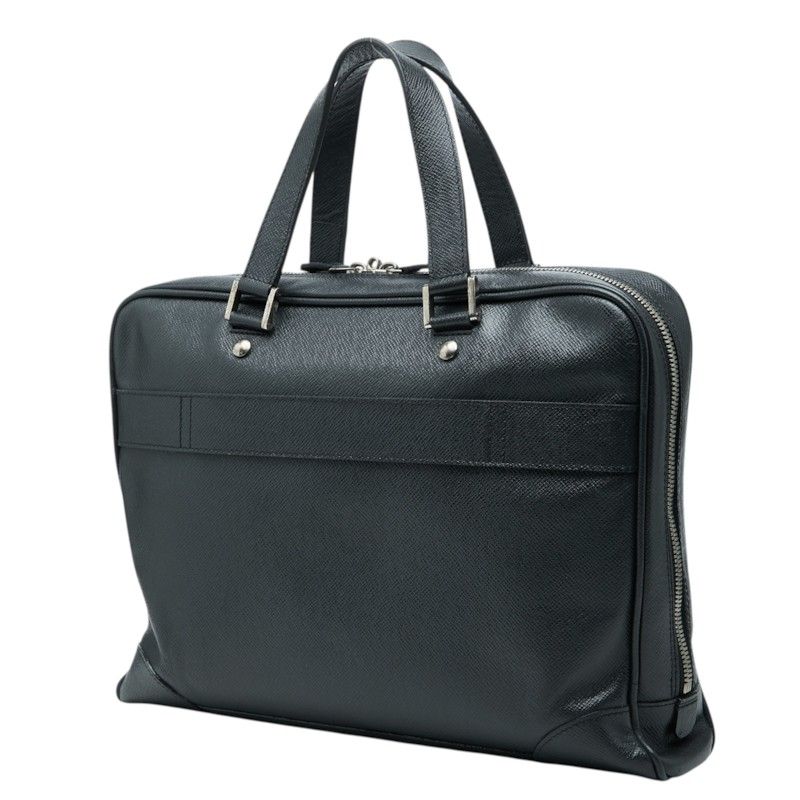 Louis Vuitton Taiga Igor Business Briefcase Ardoise Black Leather — view 2