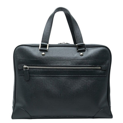 Louis Vuitton Taiga Igor Business Briefcase Ardoise Black Leather