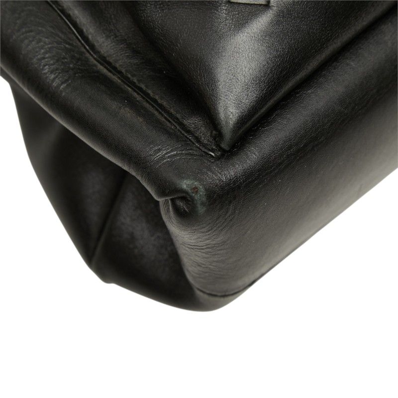 Bottega Veneta Intrecciato Briefcase Business Black Leather — view 5