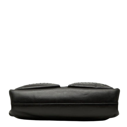 Bottega Veneta Intrecciato Briefcase Business Black Leather — view 3