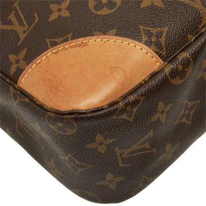 Louis Vuitton Monogram Boulogne 30 Shoulder Bag Brown Leather — view 7