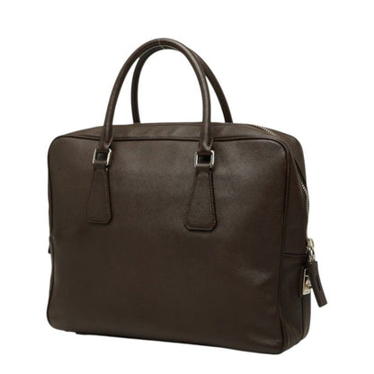 Prada Business Briefcase Brown Saffiano Leather — view 2