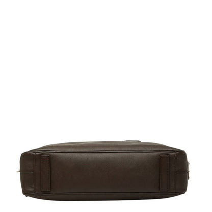 Prada Business Briefcase Brown Saffiano Leather — view 3