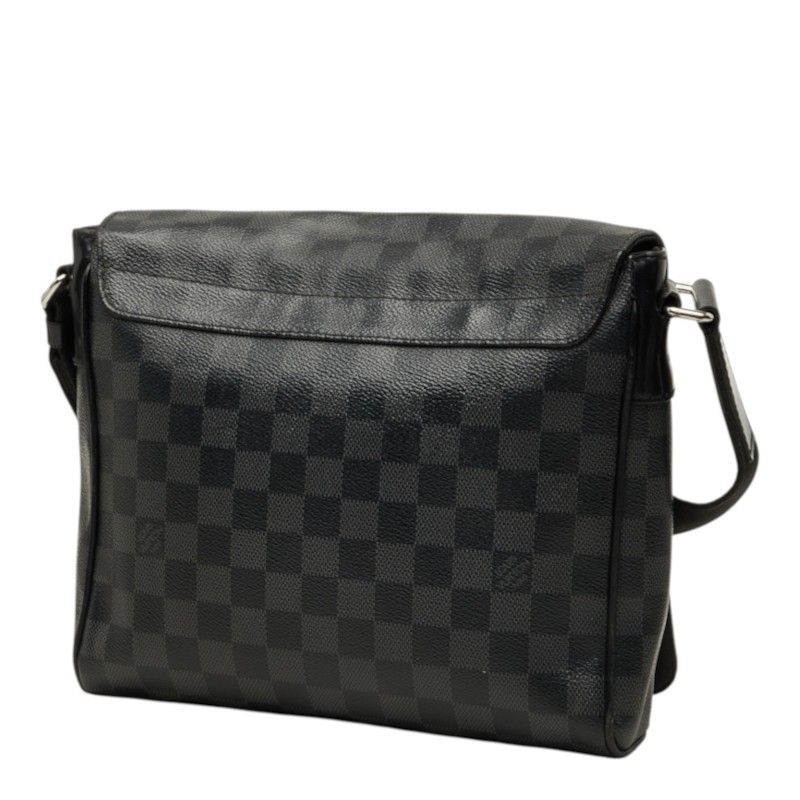 Louis Vuitton Damier Graphite District PM NM Crossbody Shoulder Bag Black — view 2