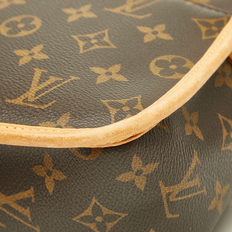 Louis Vuitton Monogram Solonge Crossbody Shoulder Bag Brown Leather — view 6