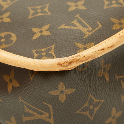 Louis Vuitton Monogram Solonge Crossbody Shoulder Bag Brown Leather — view 7