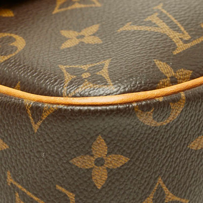 Louis Vuitton Monogram Solonge Crossbody Shoulder Bag Brown Leather — view 5