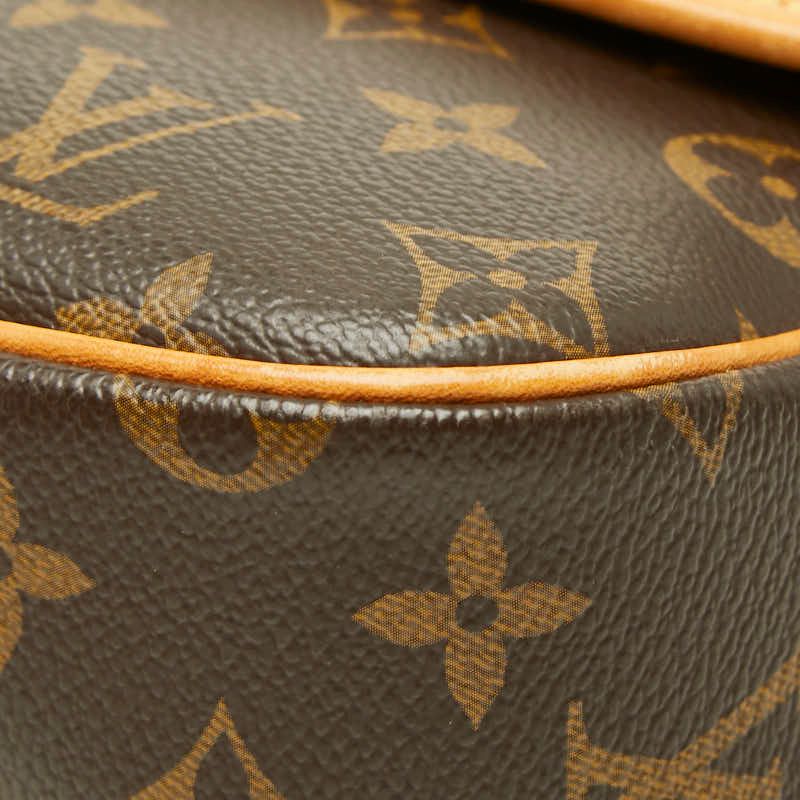 Louis Vuitton Monogram Solonge Crossbody Shoulder Bag Brown Leather — view 4