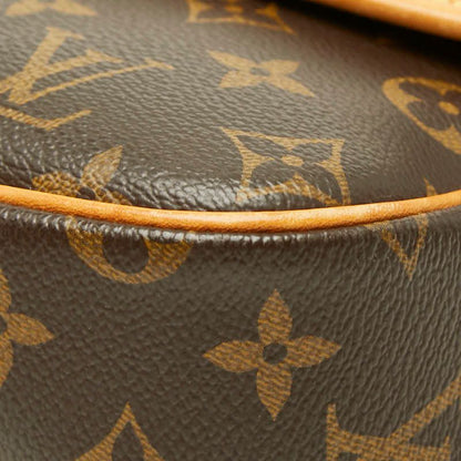 Louis Vuitton Monogram Solonge Crossbody Shoulder Bag Brown Leather — view 4