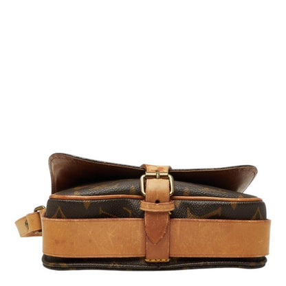 Louis Vuitton Monogram Mini Cartesiere Crossbody Shoulder Bag Brown Leather — view 3