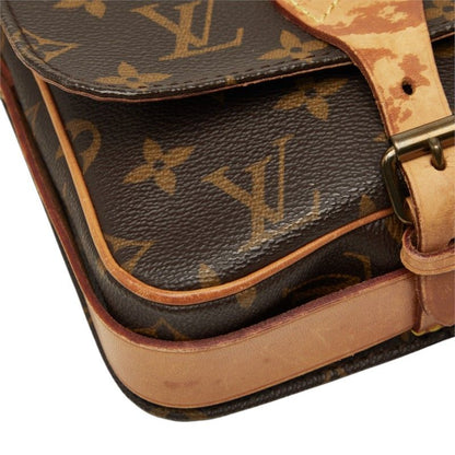 Louis Vuitton Monogram Mini Cartesiere Crossbody Shoulder Bag Brown Leather — view 5