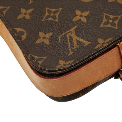 Louis Vuitton Monogram Mini Cartesiere Crossbody Shoulder Bag Brown Leather — view 7