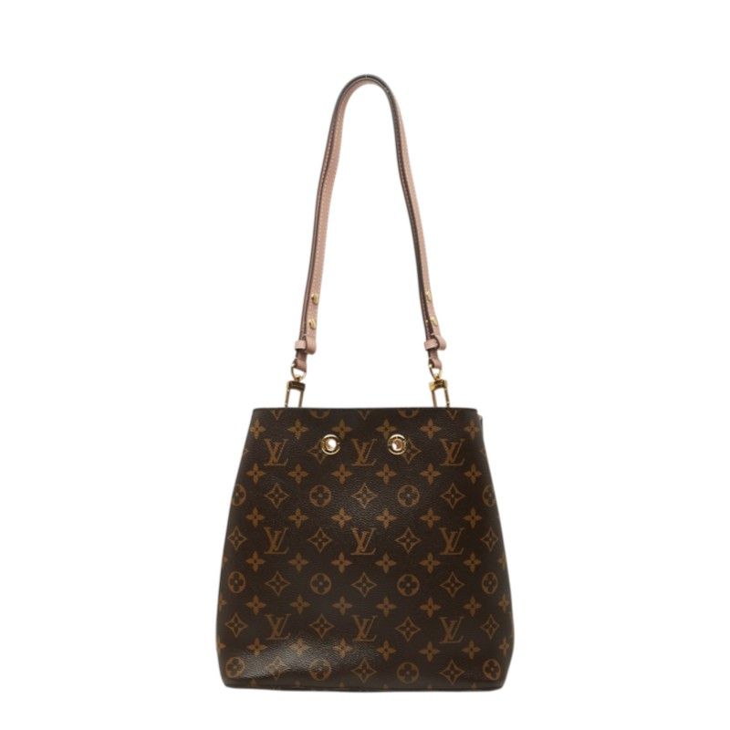 Louis Vuitton Monogram Neo Noe Shoulder Bag Rose Poudre Pink Brown Leather