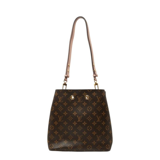 Louis Vuitton Monogram Neo Noe Shoulder Bag Rose Poudre Pink Brown Leather