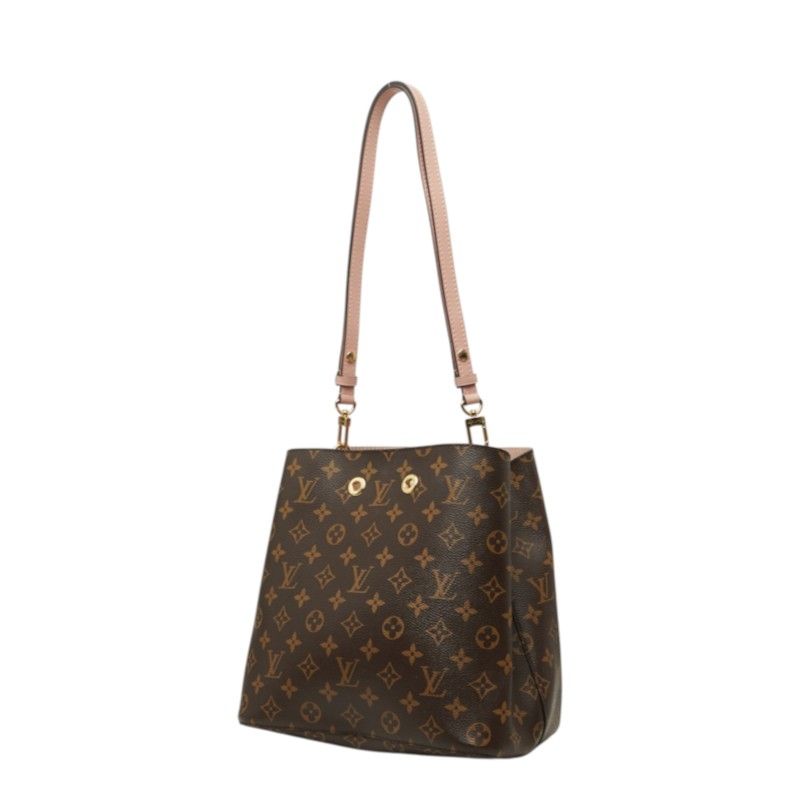 Louis Vuitton Monogram Neo Noe Shoulder Bag Rose Poudre Pink Brown Leather — view 2
