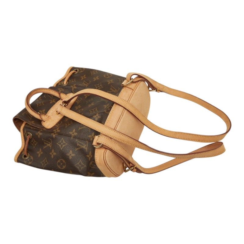 Louis Vuitton Monogram Mini Montsouris Backpack Brown Leather — view 8