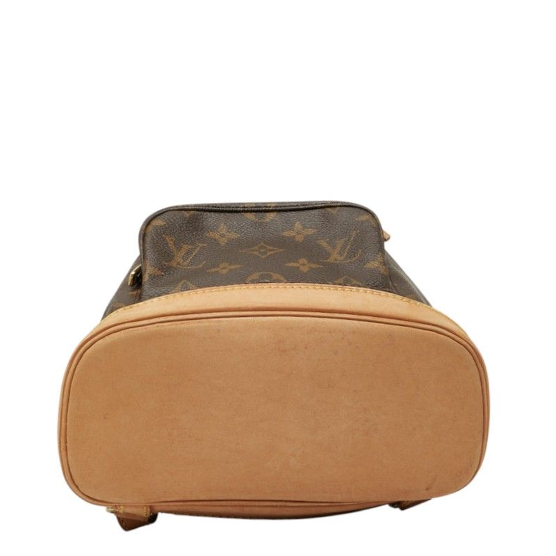 Louis Vuitton Monogram Mini Montsouris Backpack Brown Leather — view 3