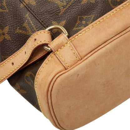 Louis Vuitton Monogram Mini Montsouris Backpack Brown Leather — view 7