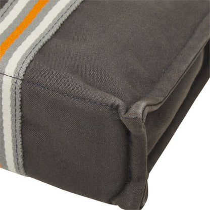 Hermes Fourre Tout PM Tote Bag Limited Gray White Orange Canvas — view 4