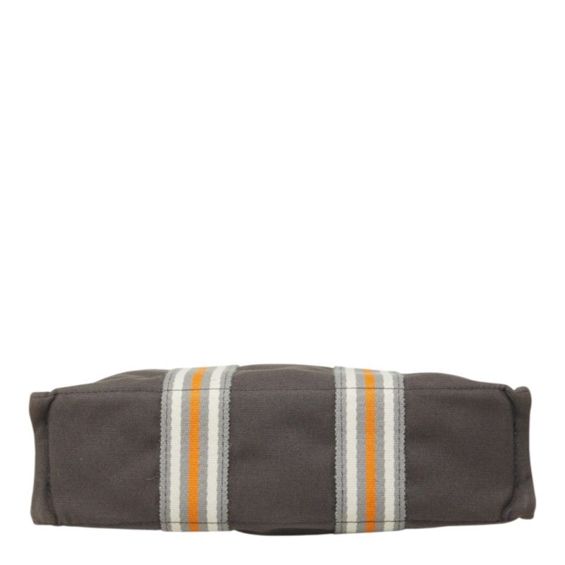 Hermes Fourre Tout PM Tote Bag Limited Gray White Orange Canvas — view 3