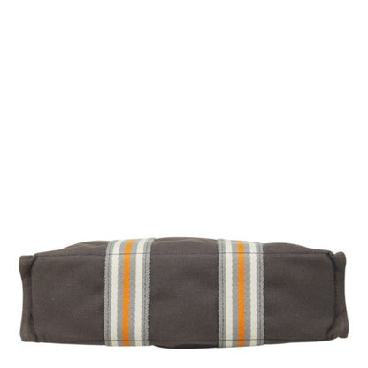 Hermes Fourre Tout PM Tote Bag Limited Gray White Orange Canvas — view 3