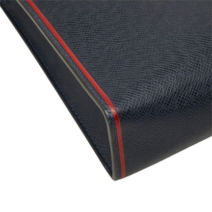 Louis Vuitton Taiga Pochette Voyage Clutch Navy Blue Marine Leather — view 5