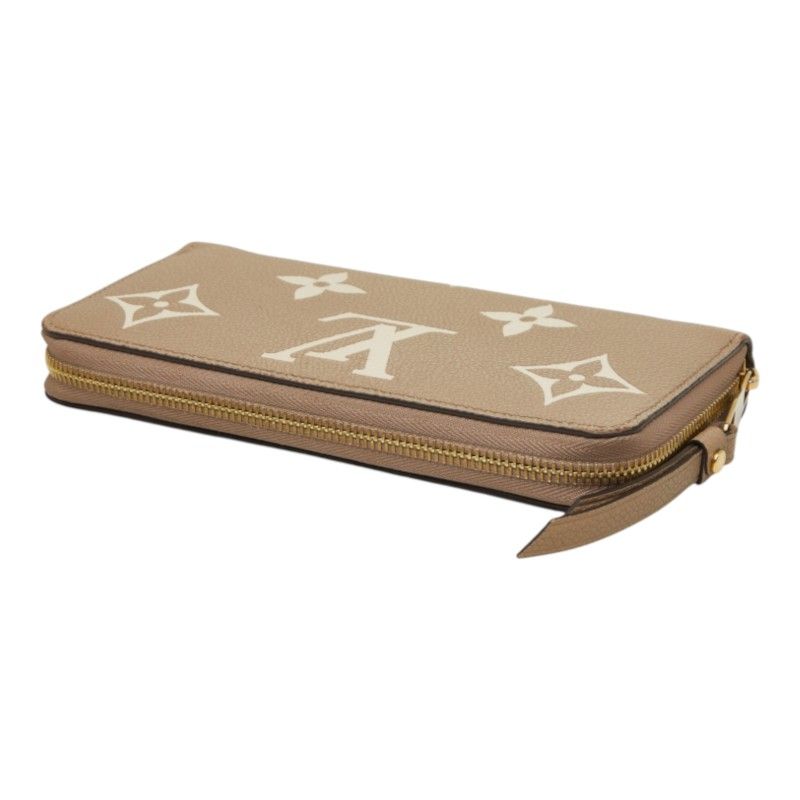 Louis Vuitton Monogram Empreinte Zippy Wallet Zip Around Bicolor Tourterelle — view 5