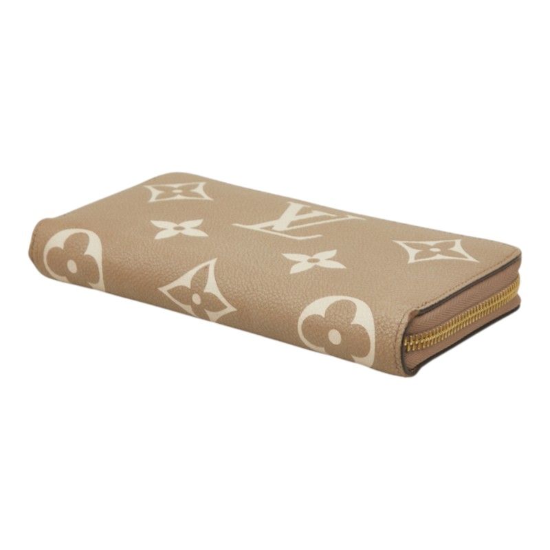 Louis Vuitton Monogram Empreinte Zippy Wallet Zip Around Bicolor Tourterelle — view 4