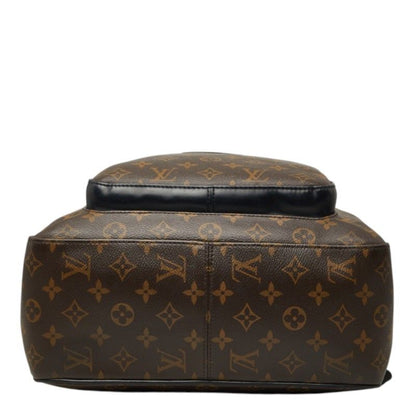 Louis Vuitton Monogram Macassar Josh Backpack Brown Leather — view 3