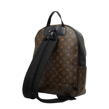 Louis Vuitton Monogram Macassar Josh Backpack Brown Leather — view 2