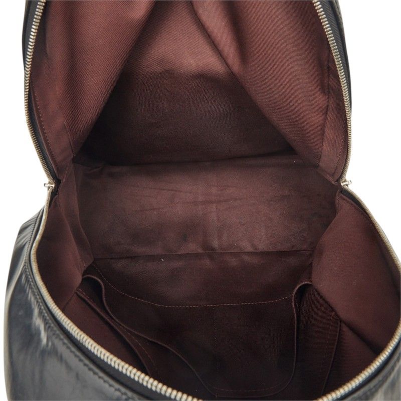 Louis Vuitton Monogram Macassar Josh Backpack Brown Leather — view 8