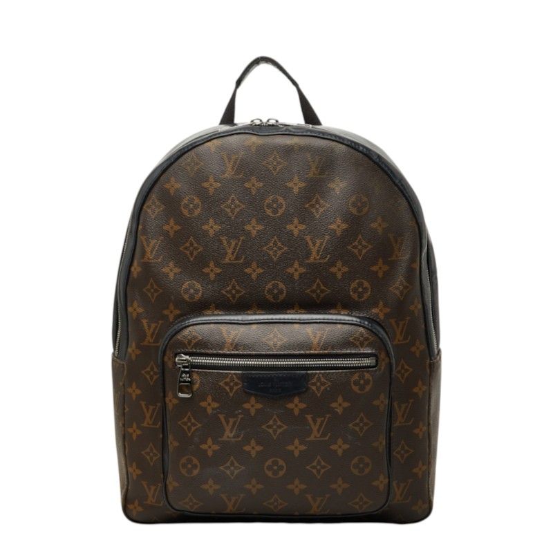 Louis Vuitton Monogram Macassar Josh Backpack Brown Leather