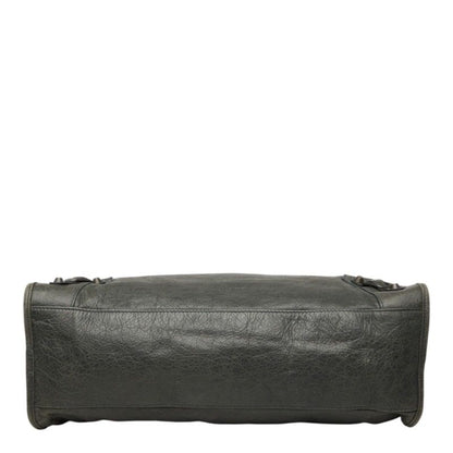 Balenciaga the City 2-Way Shoulder Bag Green Leather — view 3