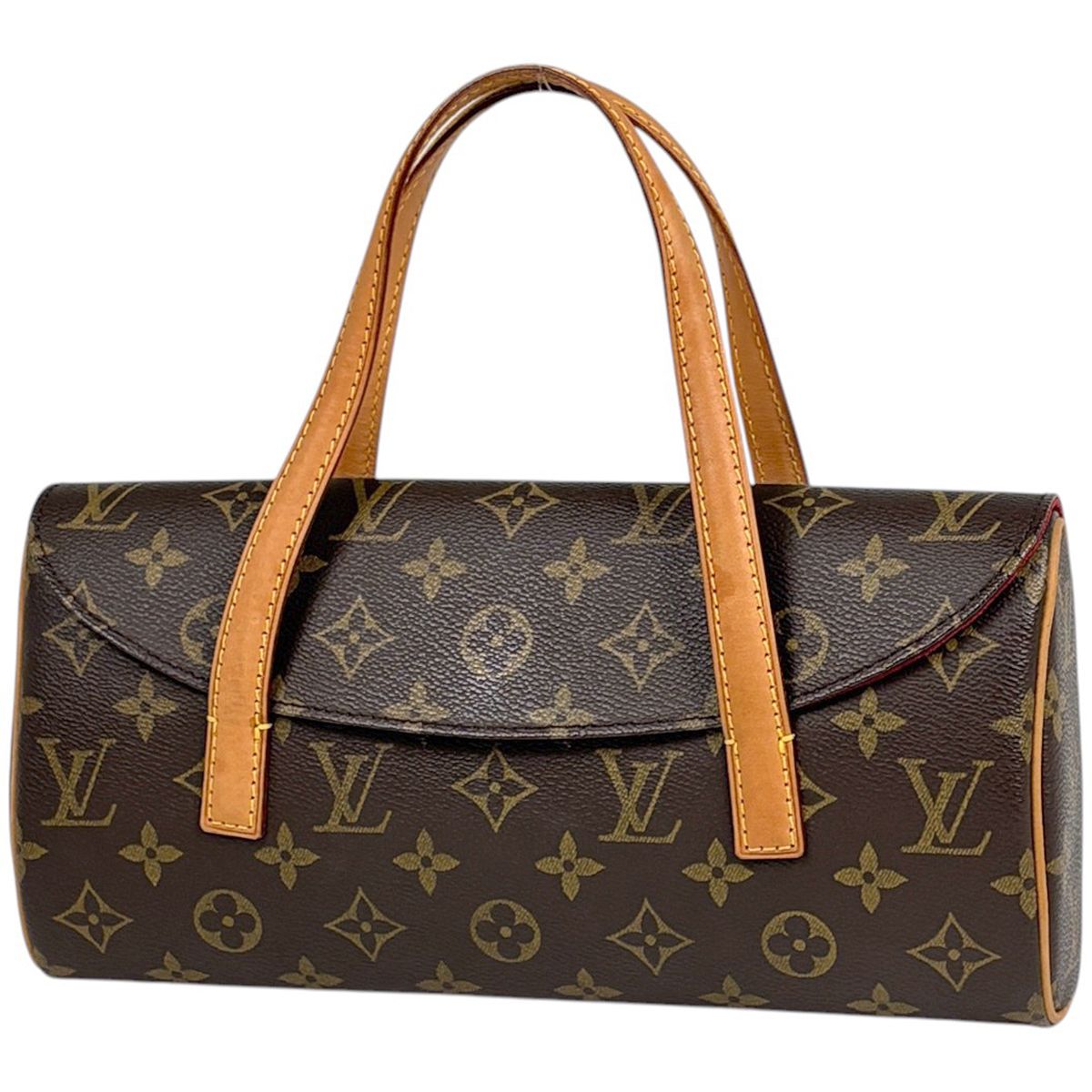 Louis Vuitton Sonatine Handbag Monogram Brown
