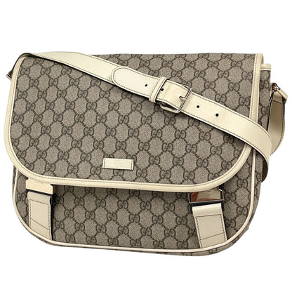Gucci Shoulder Bag GG Pattern Beige Ivory