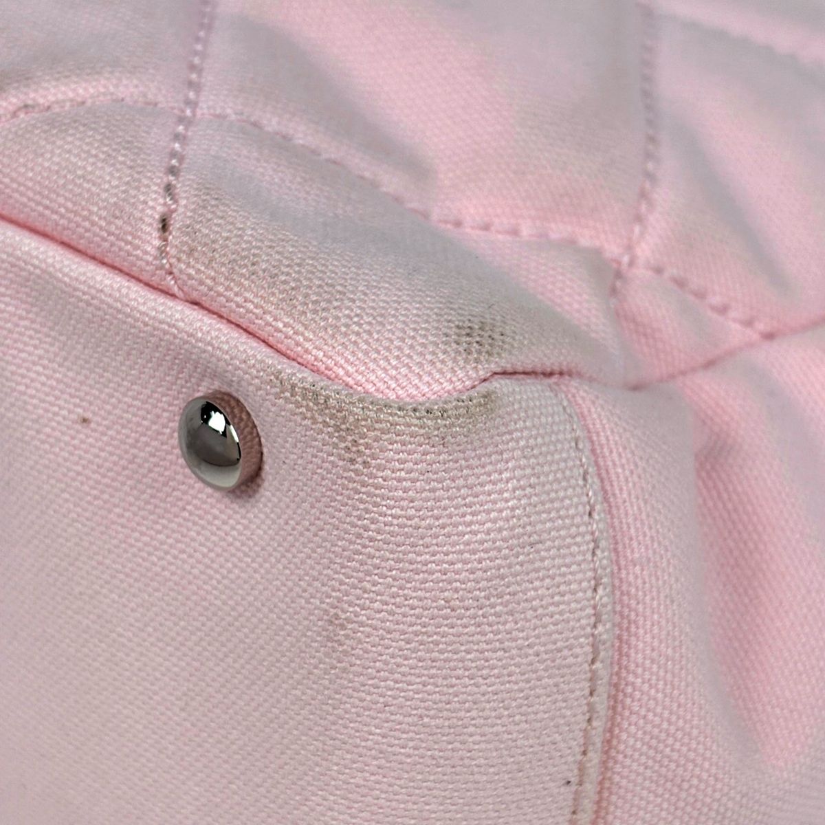 Chanel Tote Bag Paris Biarritz PM CC Logo Canvas Pink — view 3