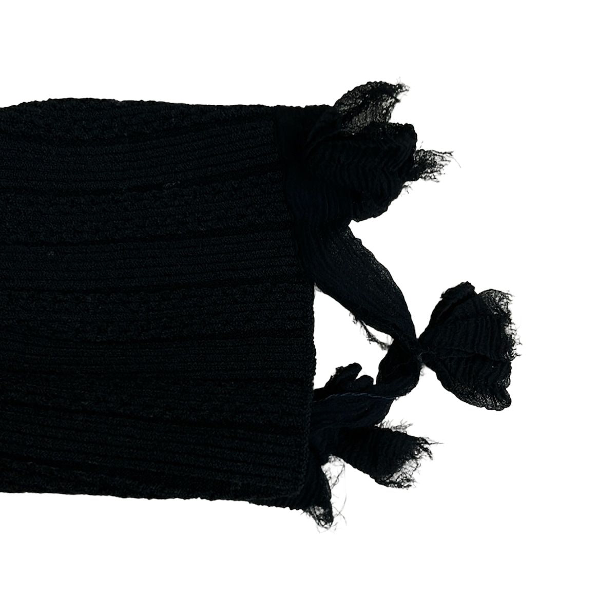 Chanel Cardigan M Black Long Sleeve 38 — view 6